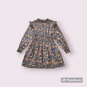 Louise Misha Suzie Dress In Charcoal Bohemian Floral